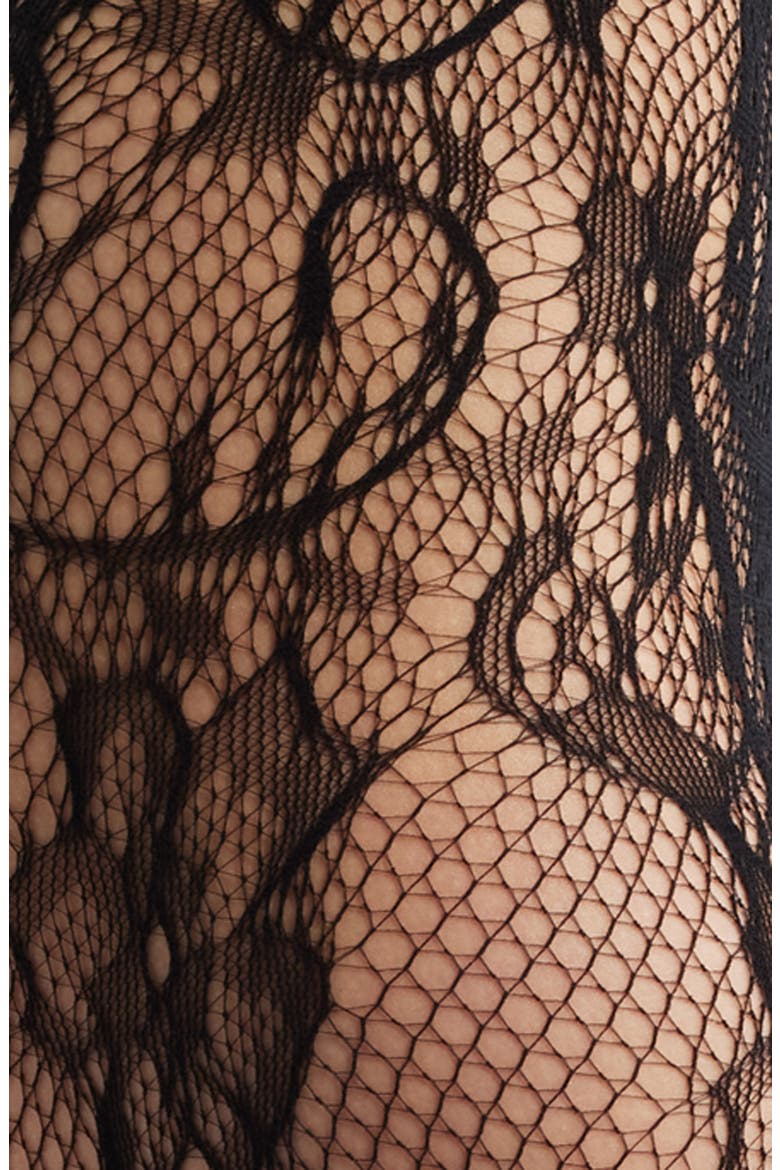 Lace Spell TIghts, Alternate, color, BLACK