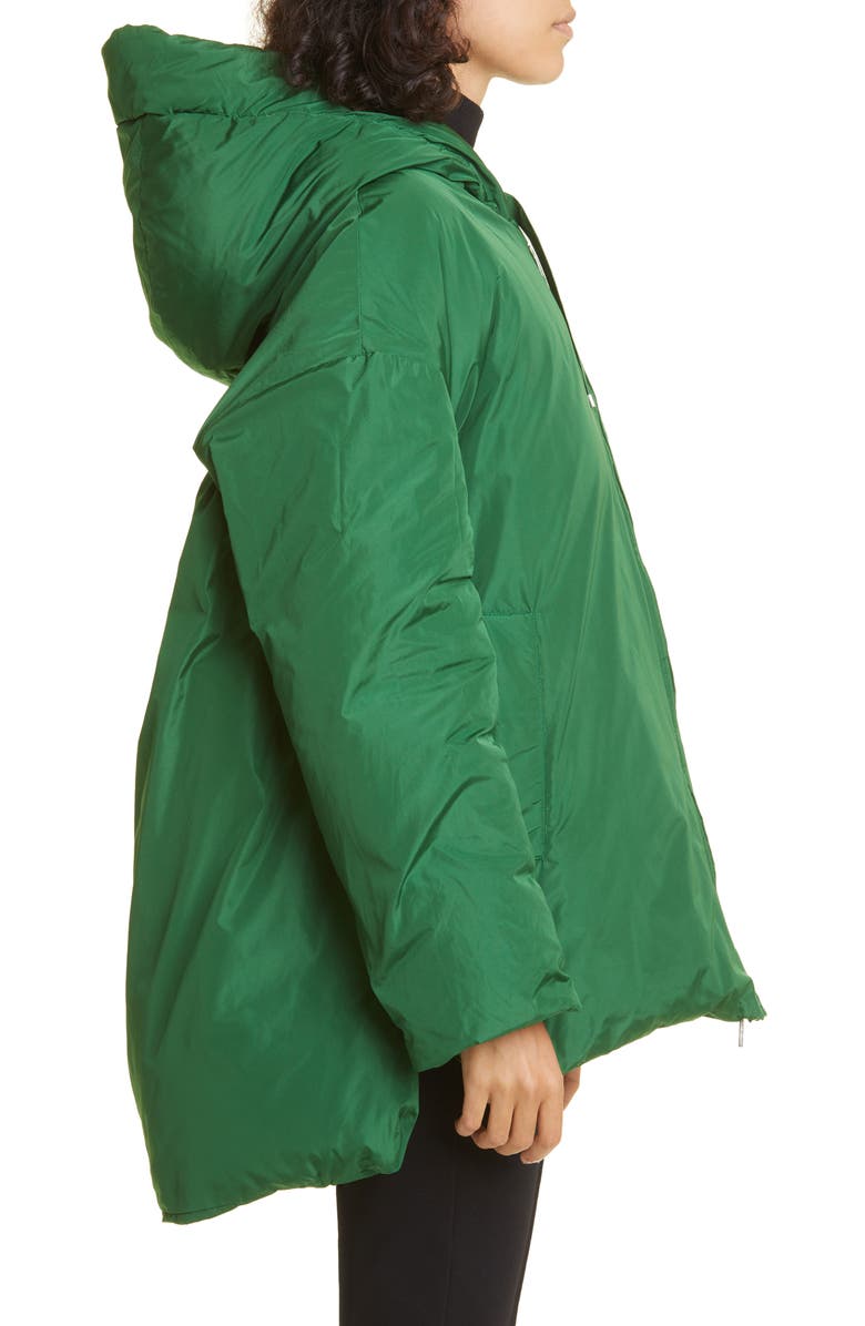 Max Mara Taffy Reversible High-Low Down Coat, Alternate, color, 