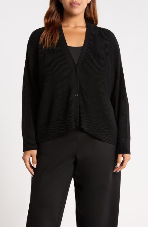 V NECK CARDIGAN