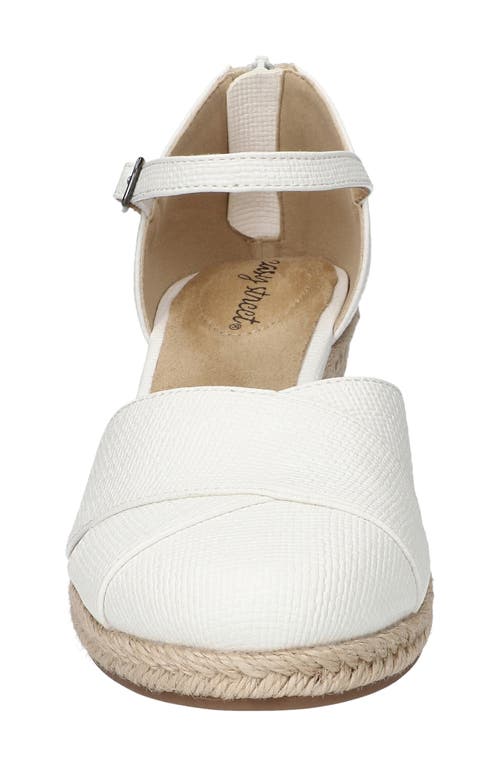 EASY STREET EASY STREET COAST ESPADRILLE WEDGE SANDAL