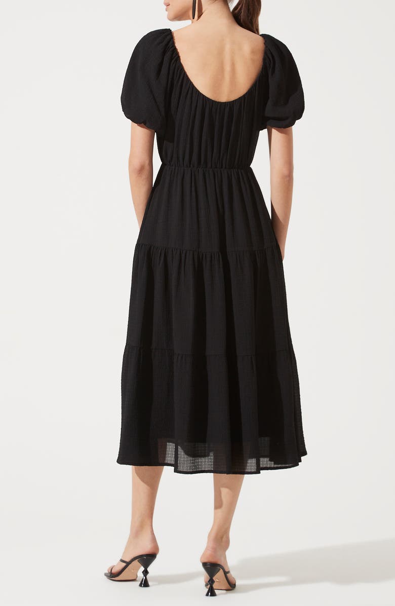 ASTR the Label Tiered Short Sleeve Dress, Alternate, color,