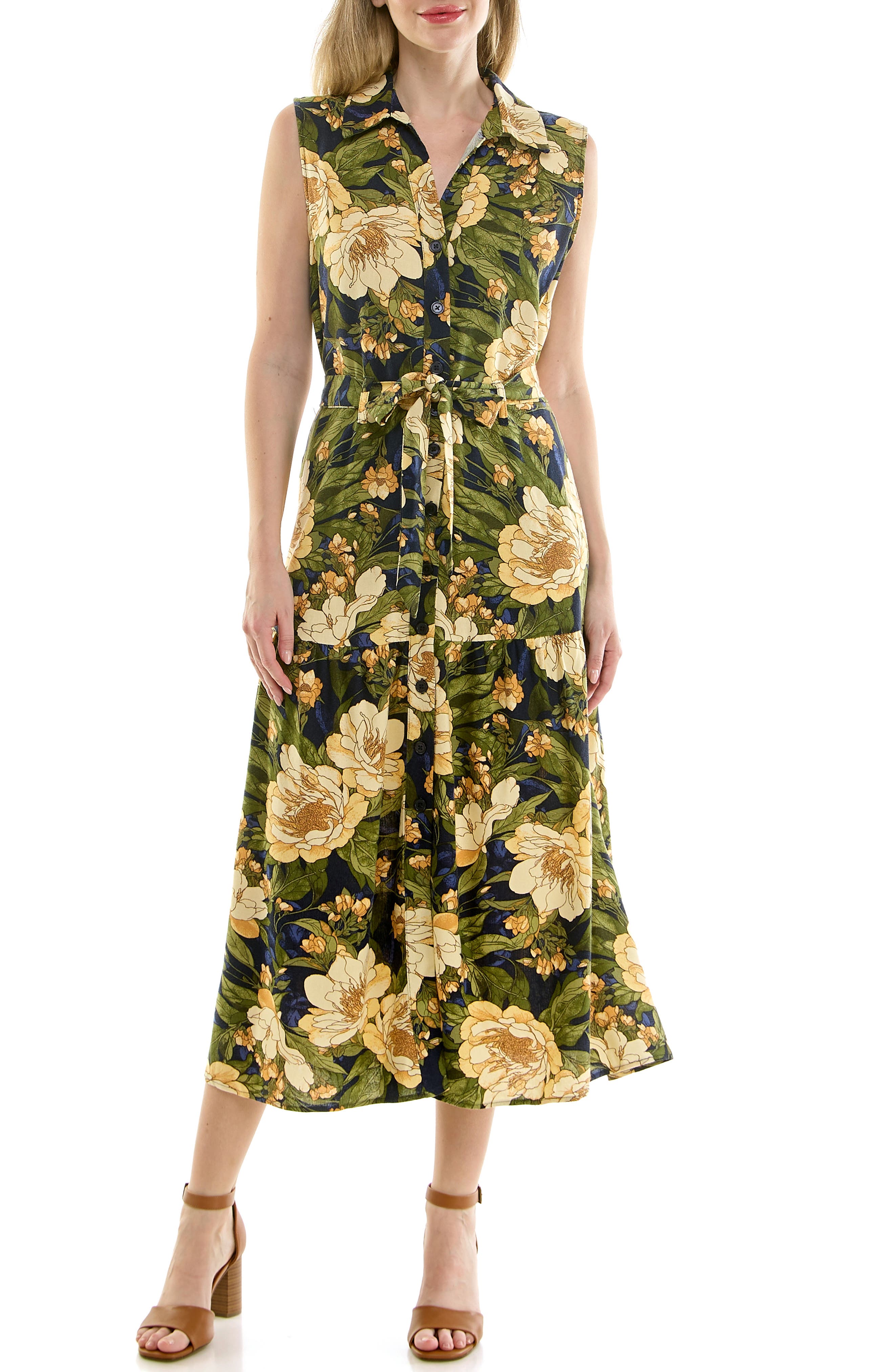ALLOVER FLORAL NAVY