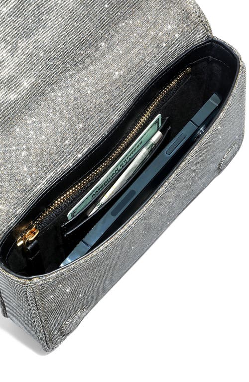 Shop Alexis Bittar Lace-up Leather Wristlet In Disco Gold