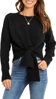 Petal & Pup Captivate Tie Hem Sweater