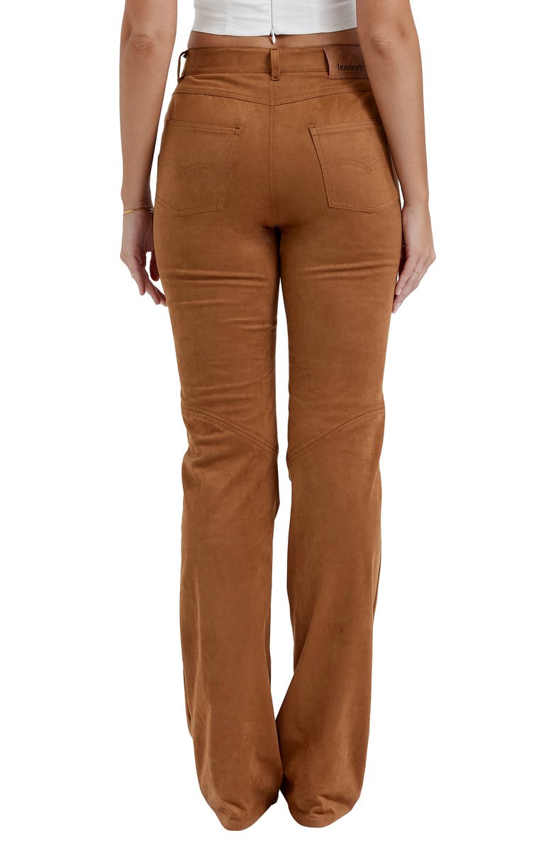HOUSE OF CB Apollo Faux Suede Five-Pocket Pants, Alternate, color,