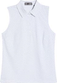 G/FORE Geo 2 Silky Tech Performance Sleeveless Polo