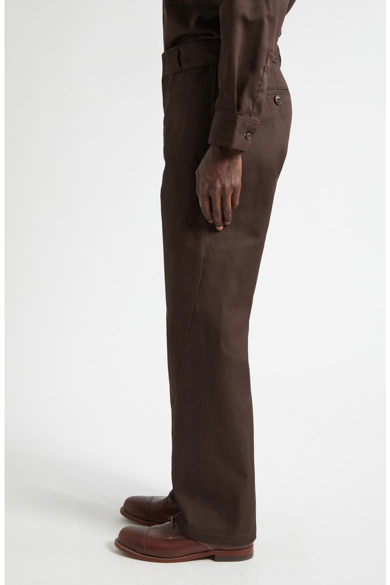 x Dickies Twill Work Pants, Alternate, color, BROWN