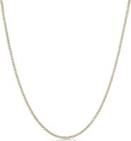 Bliss Diamond 3 1/2Ct Diamond Tennis Necklace 14k Gold 17" Lab Grown