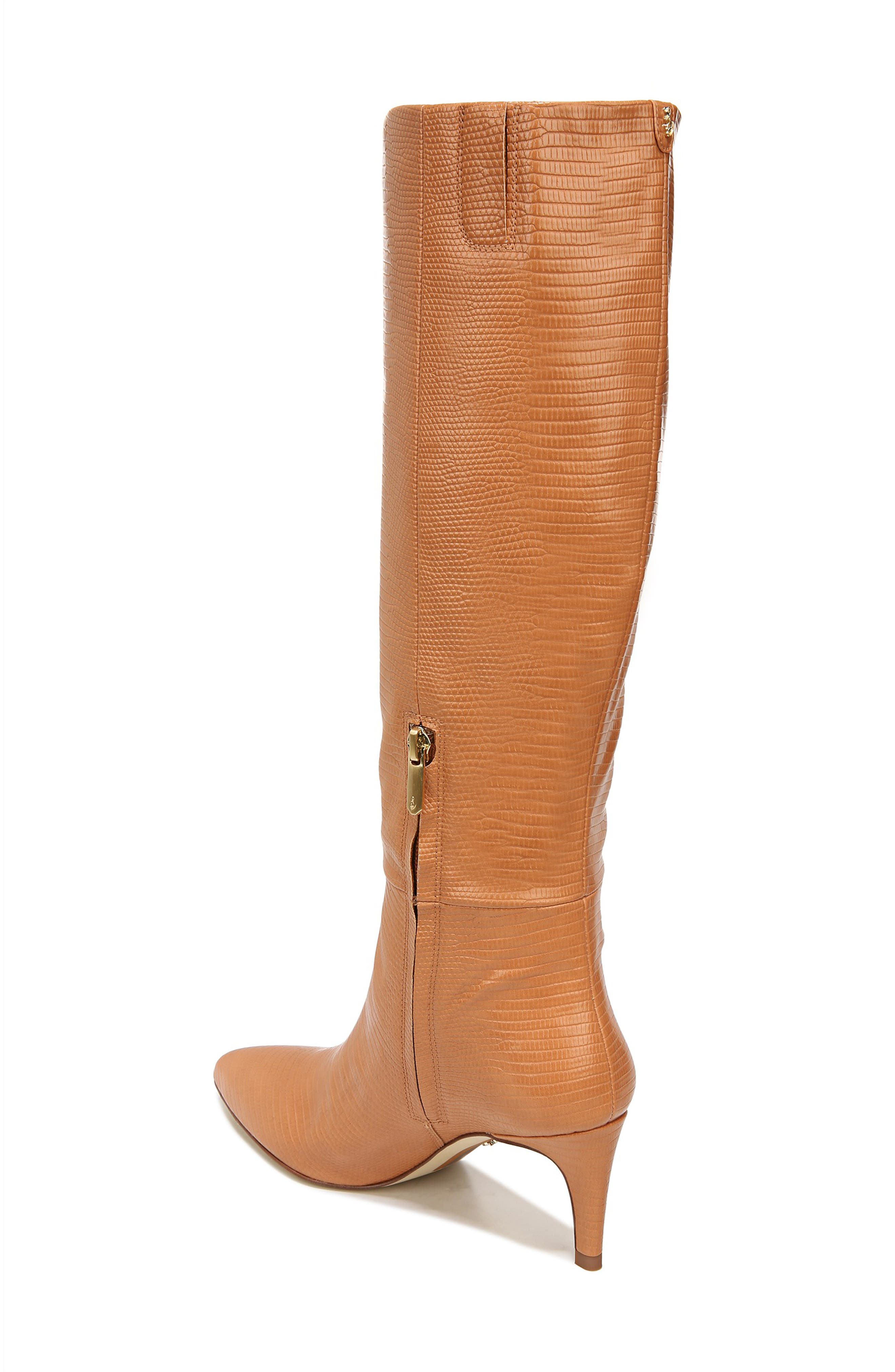 Uma Knee High Boot, Alternate, color, COPPER LEATHER