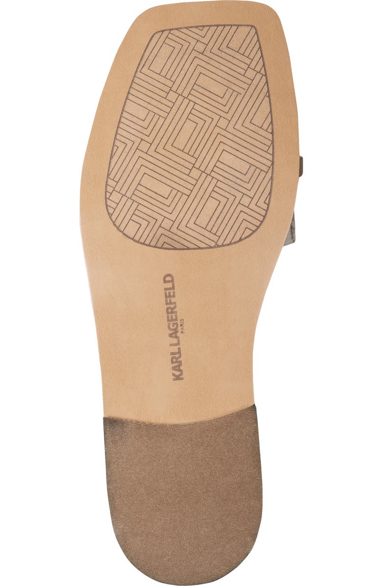 KARL LAGERFELD PARIS Marzella Slide Sandal, Alternate, color, Cream