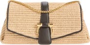 FERRAGAMO Mia Raffia Crossbody Bag
