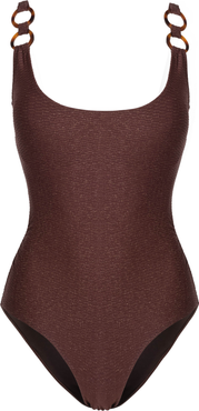 Change of Scenery Chloe Tank Ring Trim One-Piece Swimsuit