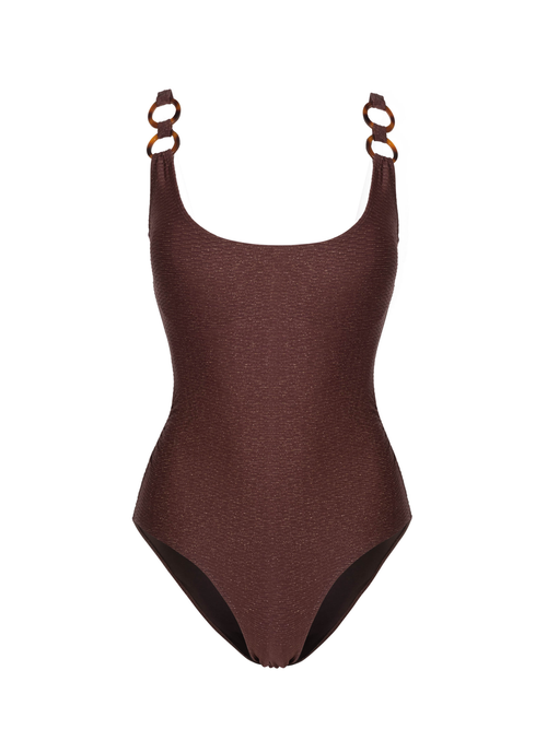 Change Of Scenery Chloe Tank One Piece In Brown