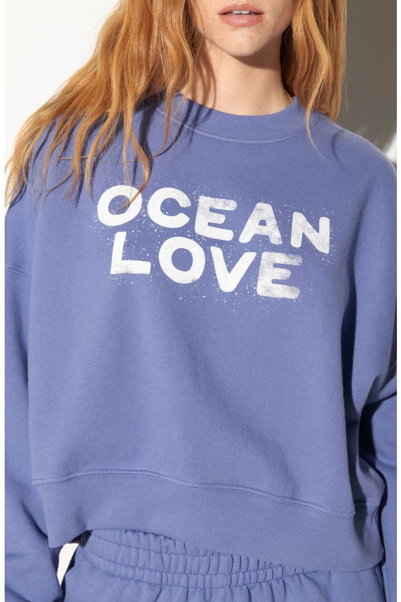 Ocean Love Palisades Graphic Sweatshirt, Alternate, color, WISTERIA