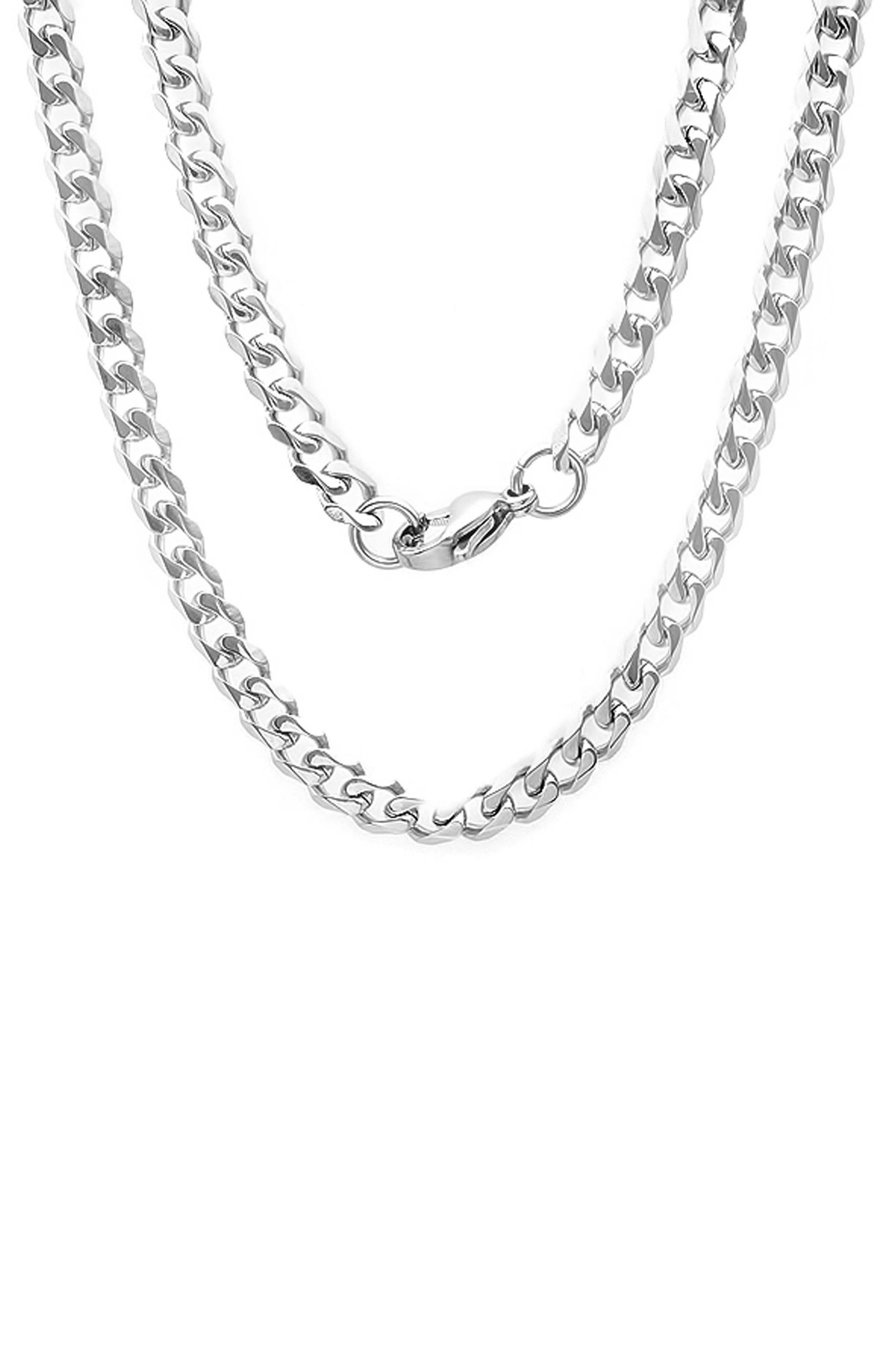 Men's 18k Gold Plated Cuban Chain Necklace