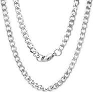 STEELTIME Men's 18k Gold Plated Cuban Chain Necklace