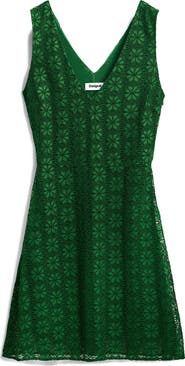 Desigual Floral Lace Sleeveless Minidress