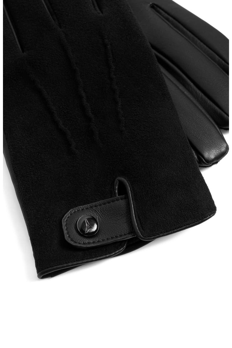 Mario Suede Gloves, Alternate, color, Black