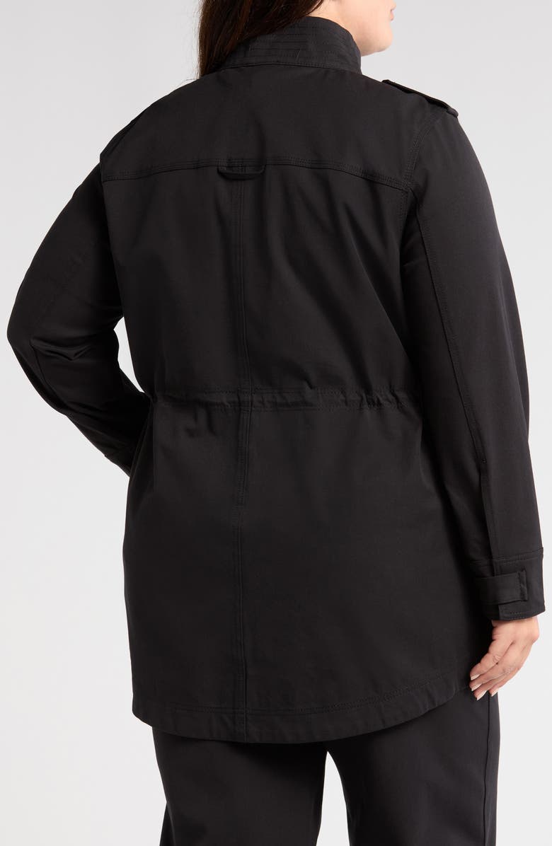 Universal Standard Vineyard Stretch Twill Jacket, Alternate, color, Black