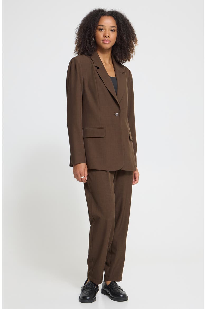 Ihfaval Long Blazer, Alternate, color, SLATE BLACK MELANGE
