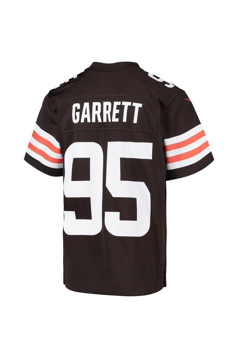 Youth Nike Myles Garrett Brown Cleveland Browns Team Game Jersey, Alternate, color, BROWN