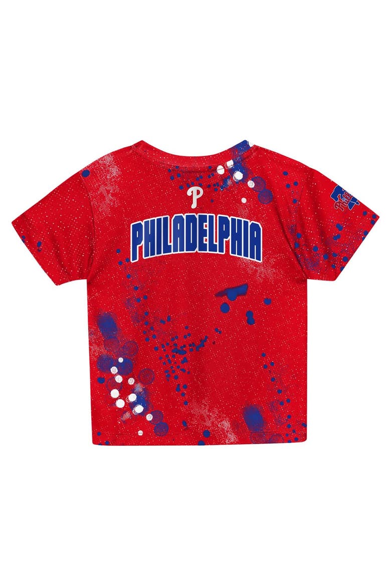 Toddler Outerstuff  Red Philadelphia Phillies Pinch Hitter T-Shirt & Shorts Set, Alternate, color, Red