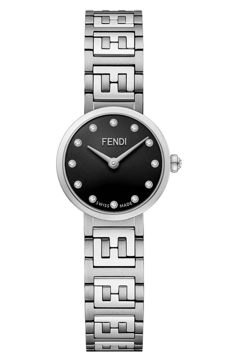 Fendi Forever Fendi Stainless Steel Bracelet Watch, 19mm, Main, color, 