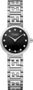 Fendi Forever Fendi Stainless Steel Bracelet Watch, 19mm