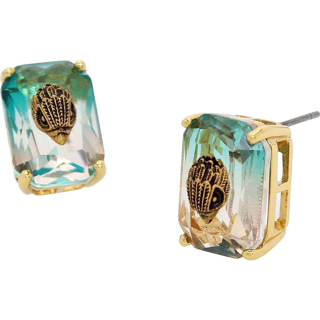 KURT GEIGER KURT GEIGER LONDON OMBRÉ CRYSTAL STUD EARRINGS