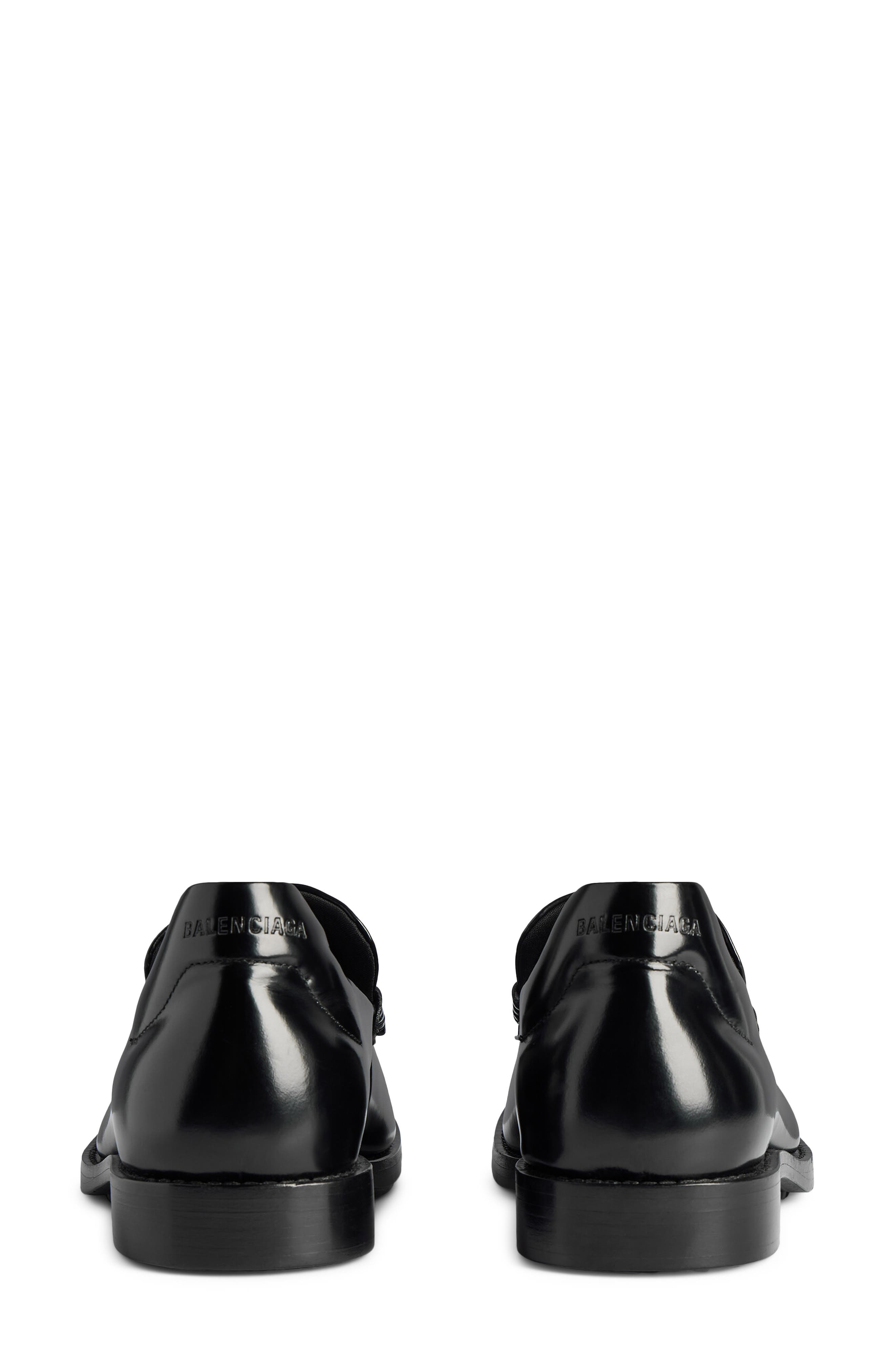 Balenciaga B Logo Comfy Loafer, Alternate, color, Black