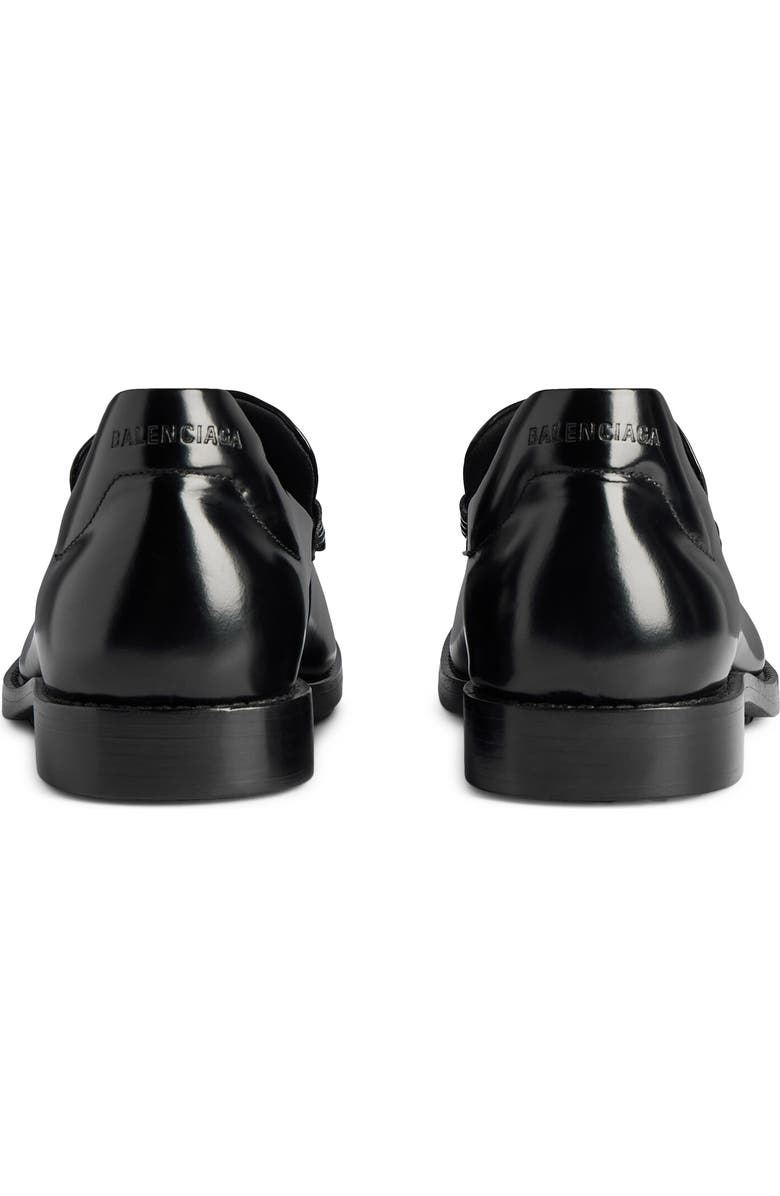 Balenciaga B Logo Comfy Loafer, Alternate, color, Black