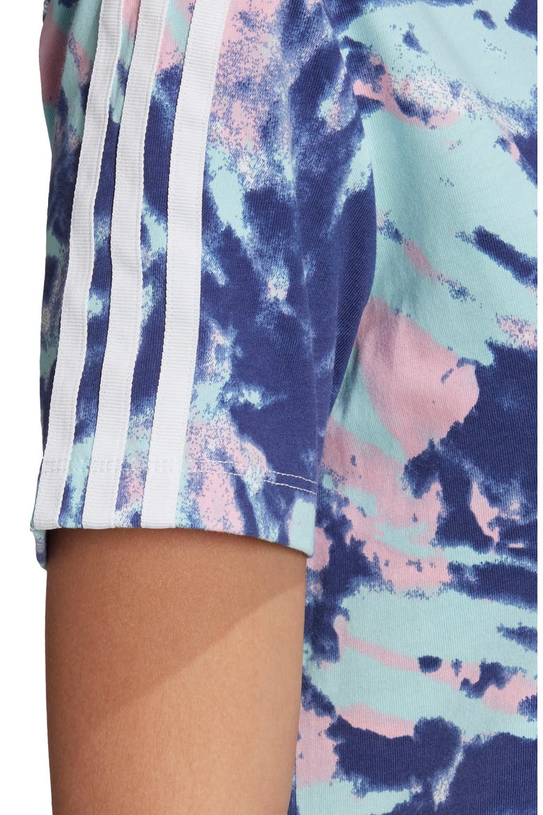 Tie Dye T-Shirt, Alternate, color, MULTICOLOR/BLUE/PINK/ INDIGO