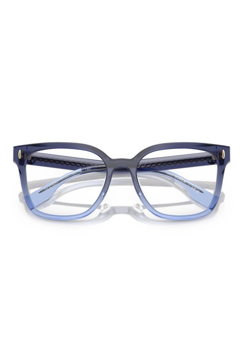 53mm Square Optical Glasses, Alternate, color, BLUE GRADIENT