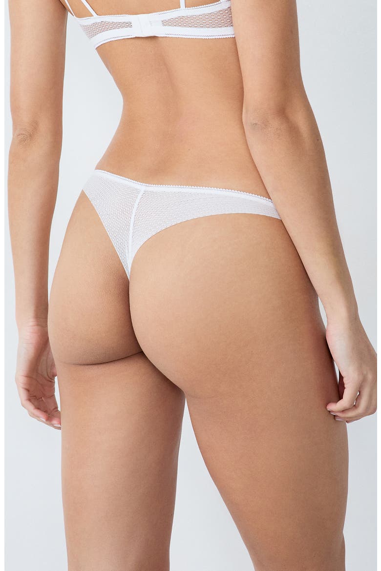 Sun Kiss Tanga Thong, Alternate, color, ECRU