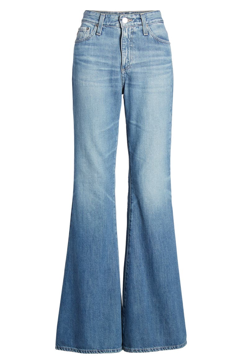 Iva High Waist Bell Bottom Jeans, Alternate, color, 20 YEARS HASTE