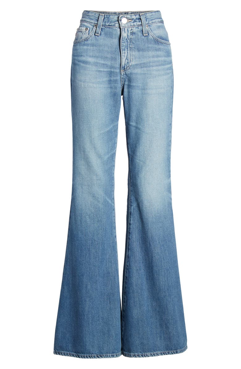 AG Iva High Waist Bell Bottom Jeans, Alternate, color, 20 Years Haste