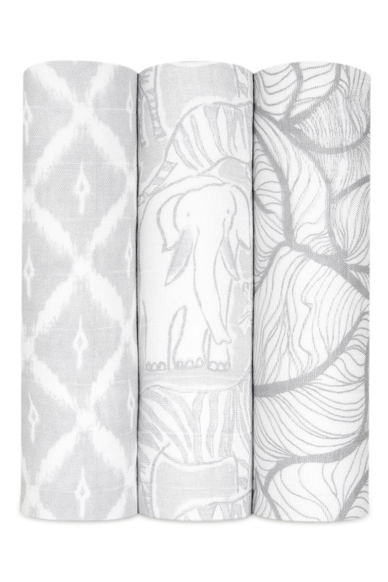 3-Pack Silky Soft Swaddling Cloths, Main, color, CULTURE CLUB