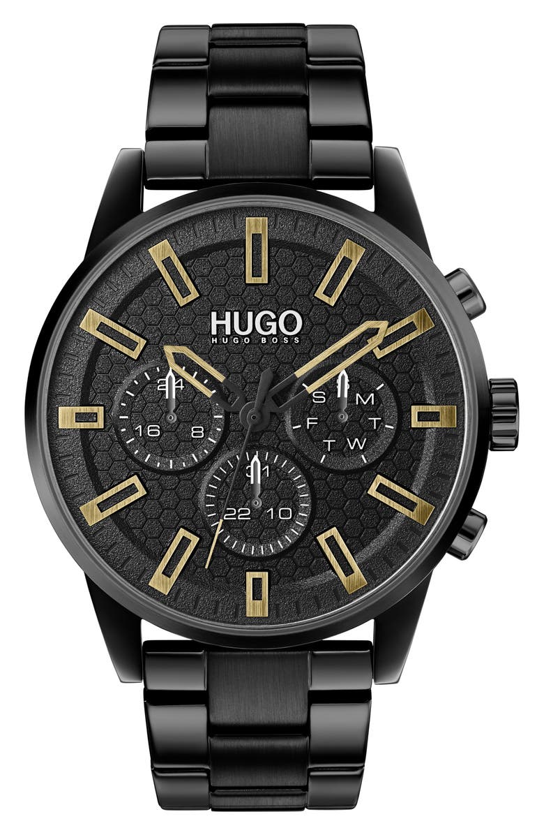 BOSS HUGO Seek Chronograph Bracelet Watch, 44mm, Main, color,