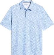 Johnston & Murphy XC+™ Ace Geo Print Performance Golf Polo