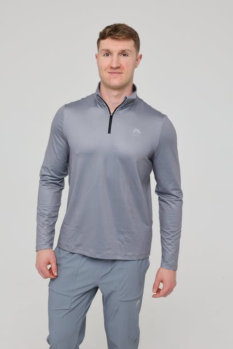 Elite Activewear 1/4 Zip Top - Grey