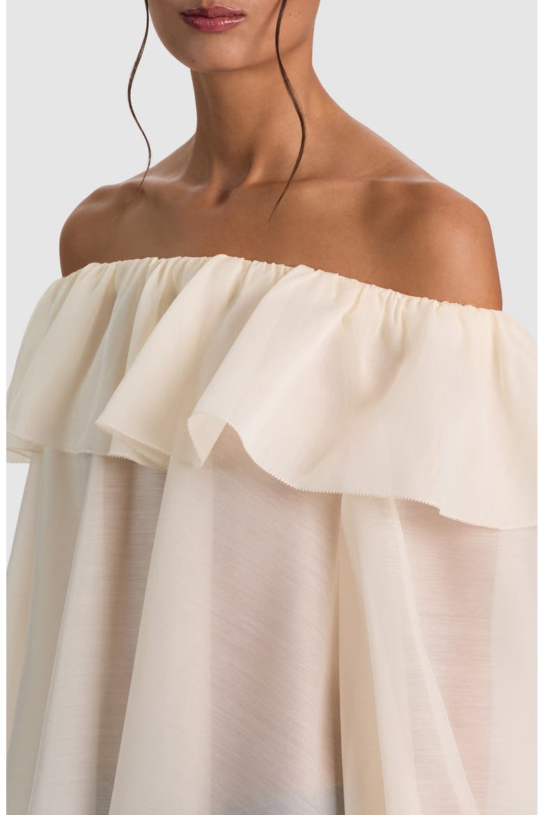 Alta Off the Shoulder Top, Alternate, color, CHINO