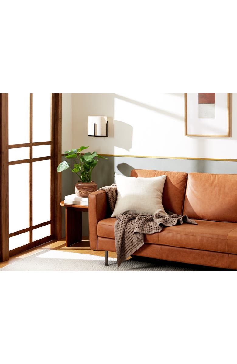 Parachute Waffle Cotton Throw Blanket, Alternate, color, Mink