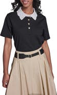 KARL LAGERFELD PARIS Floral Collar Knit Top