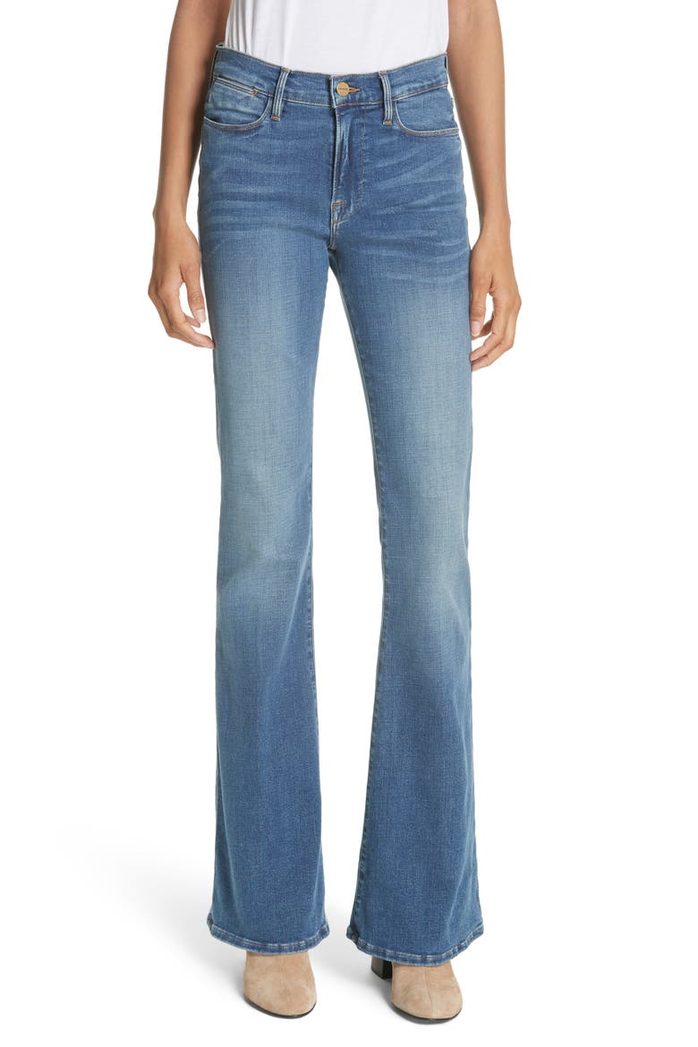 Le High Flare Jeans, Main, color, COLUMBUS