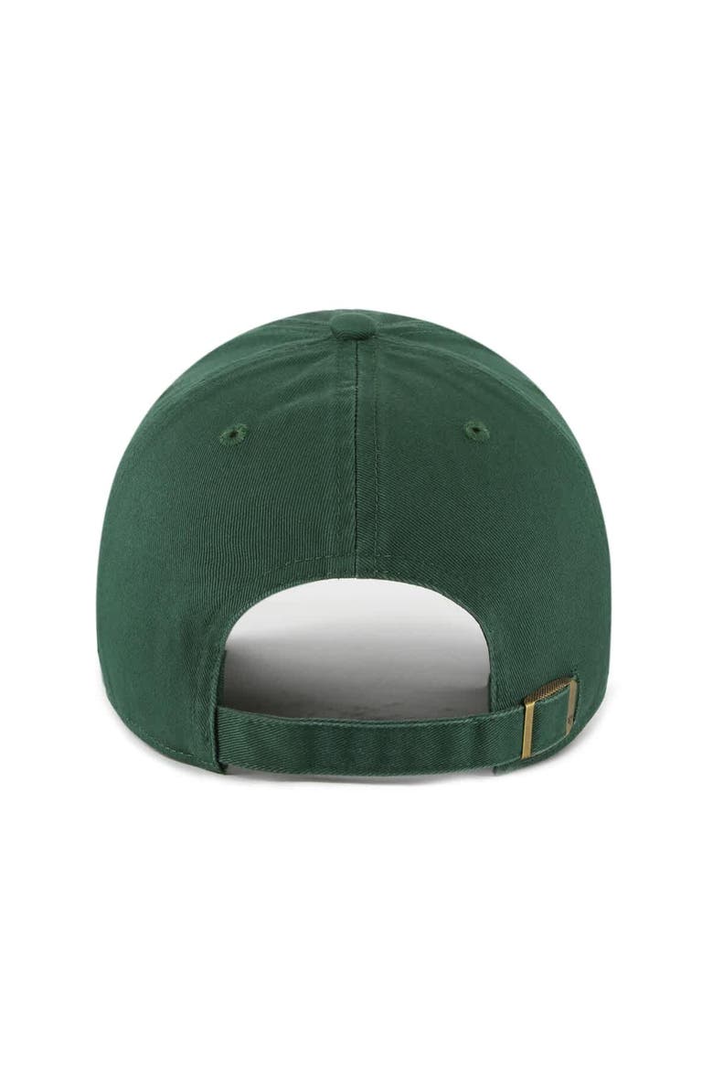 Men's '47 Green Miami Hurricanes Clean Up Adjustable Hat, Alternate, color, Green