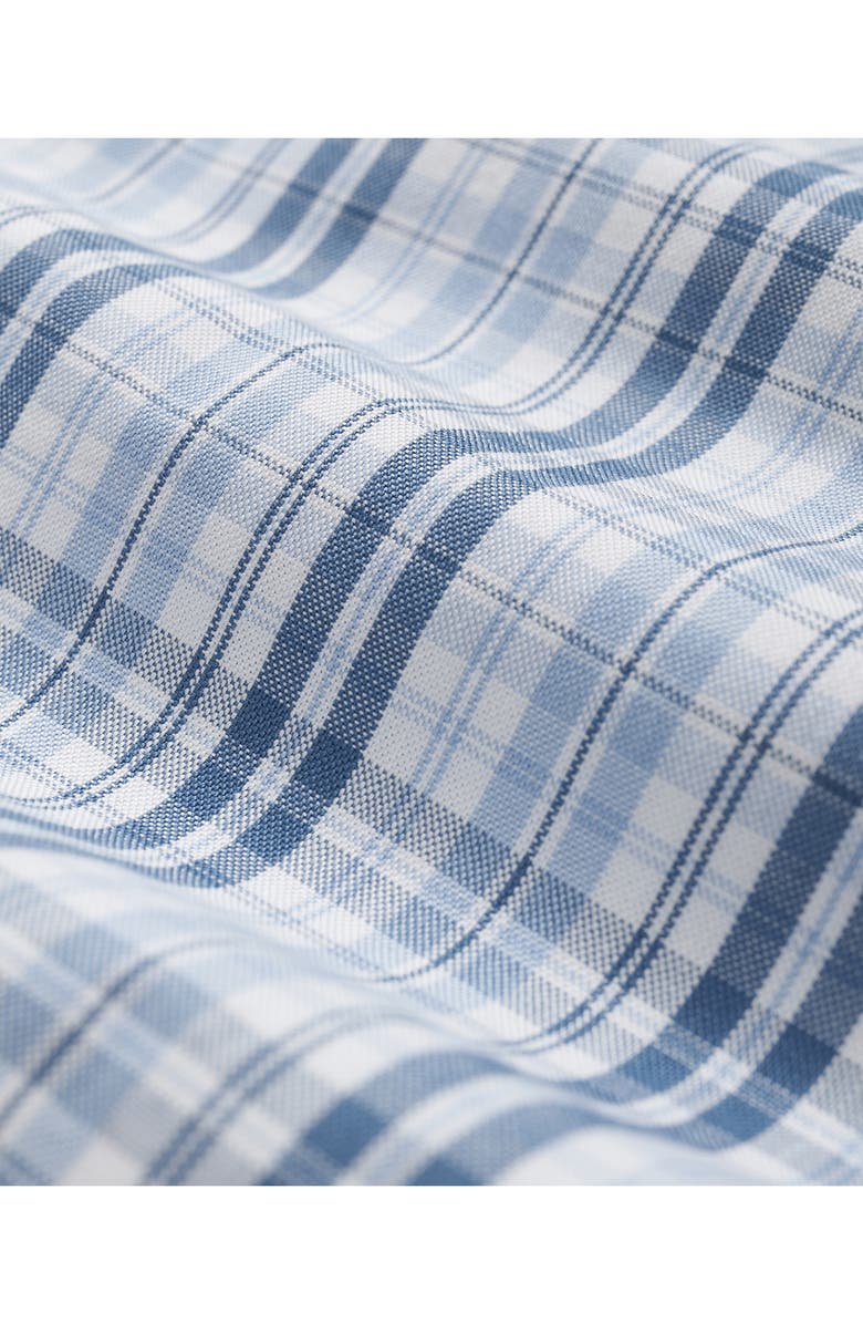 Brooks Brothers Non-Iron Plaid Cotton Stretch Oxford Button-Down Shirt, Alternate, color, Blue Multi