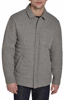 Faux Wool Quilted Jacket