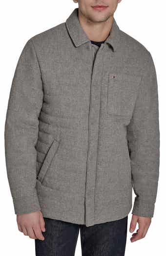 Faux Wool Quilted Jacket