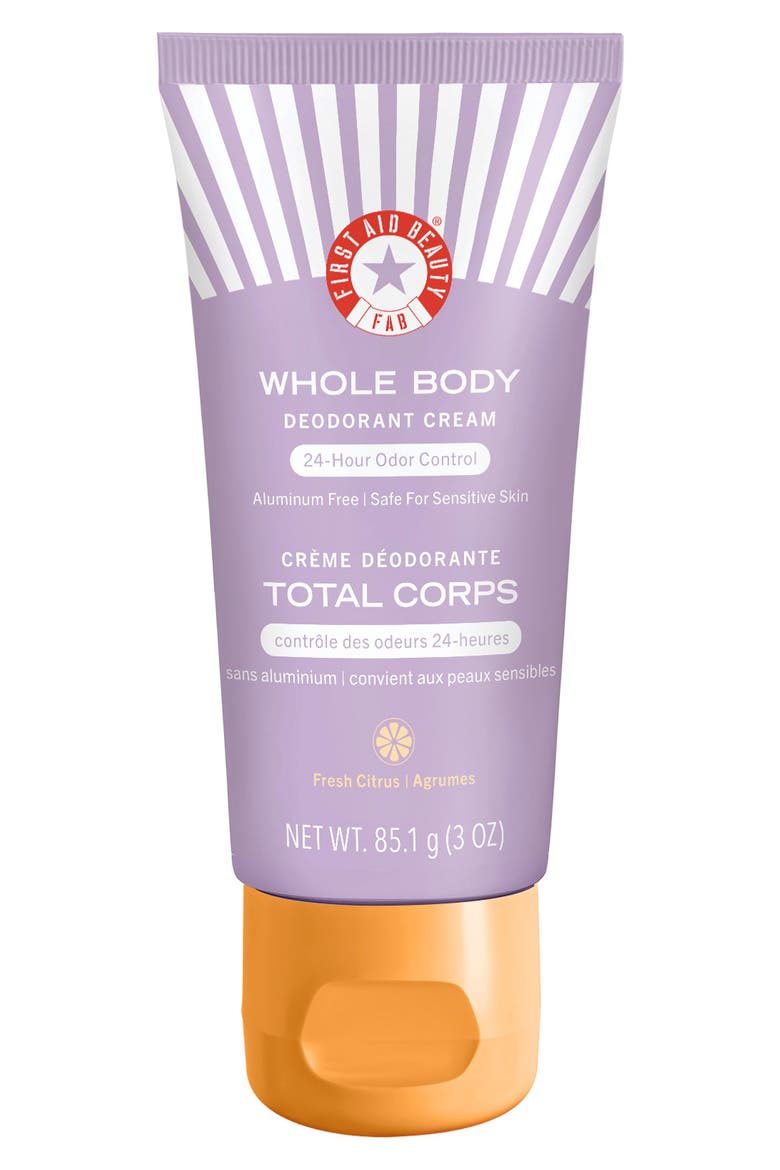 Whole Body Deodorant Cream, Main, color, NO COLOR