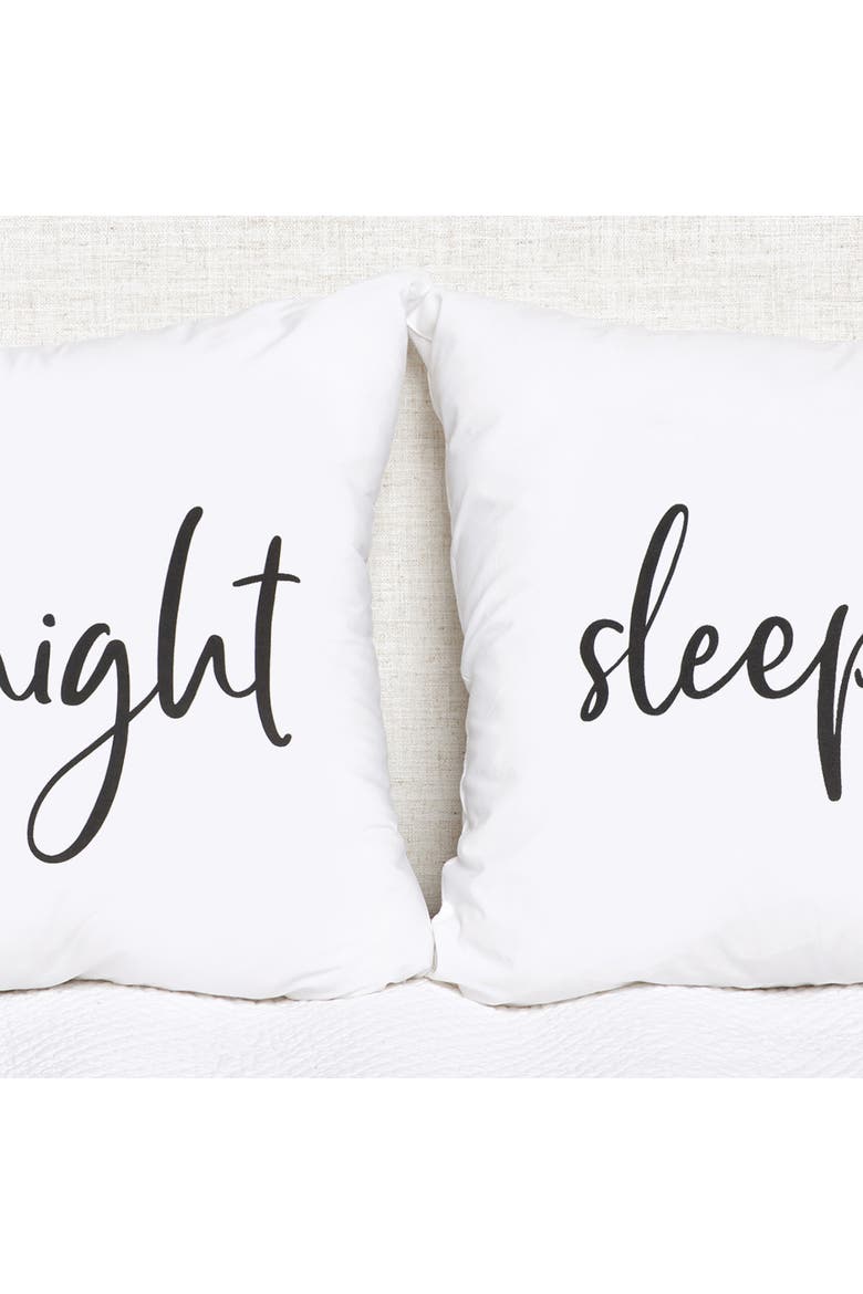 20" x 30" Goodnight Sleeptight Pillowcase Set, Alternate, color, White